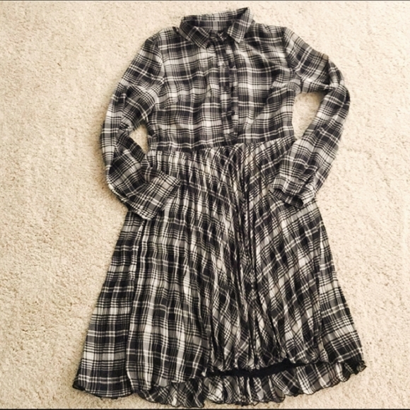 Banana Republic Plaid Dress Sz.6 - Picture 3 of 9